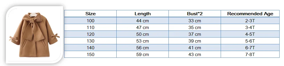Милая детская одежда из смешанной шерсти для маленьких девочек; Пальто с бантом; коричневая верхняя одежда