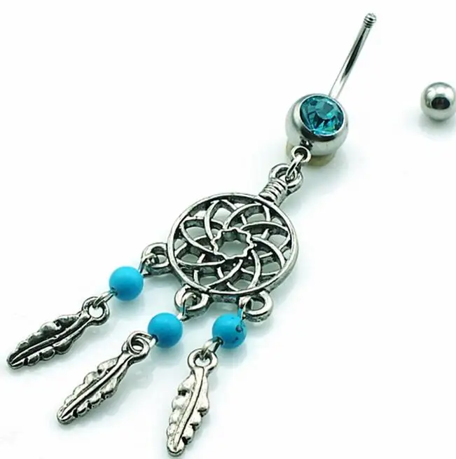 2017 модный пирсинг в пупок из хирургической стали с белыми кристаллами украшение