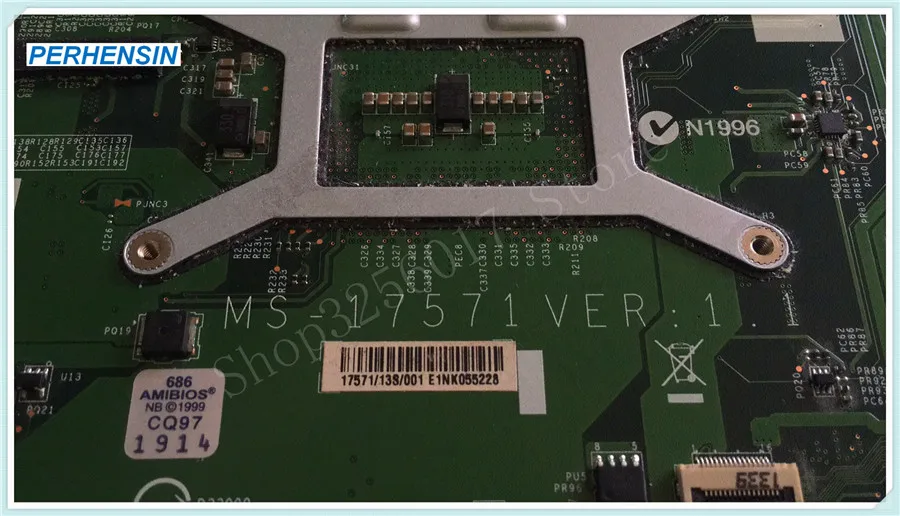 Для MSI GE70 MS-1757 Материнская плата ноутбука MS-17571 1,1 DDR3