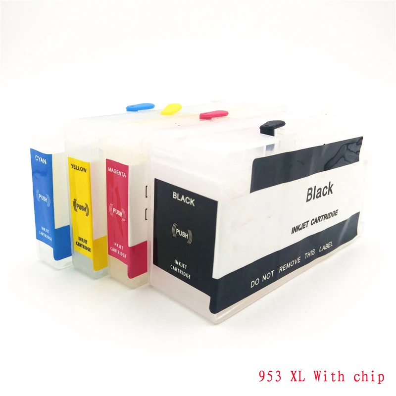 953xl Refillable Ink Cartridge With Chip For HP 953 953 xl For