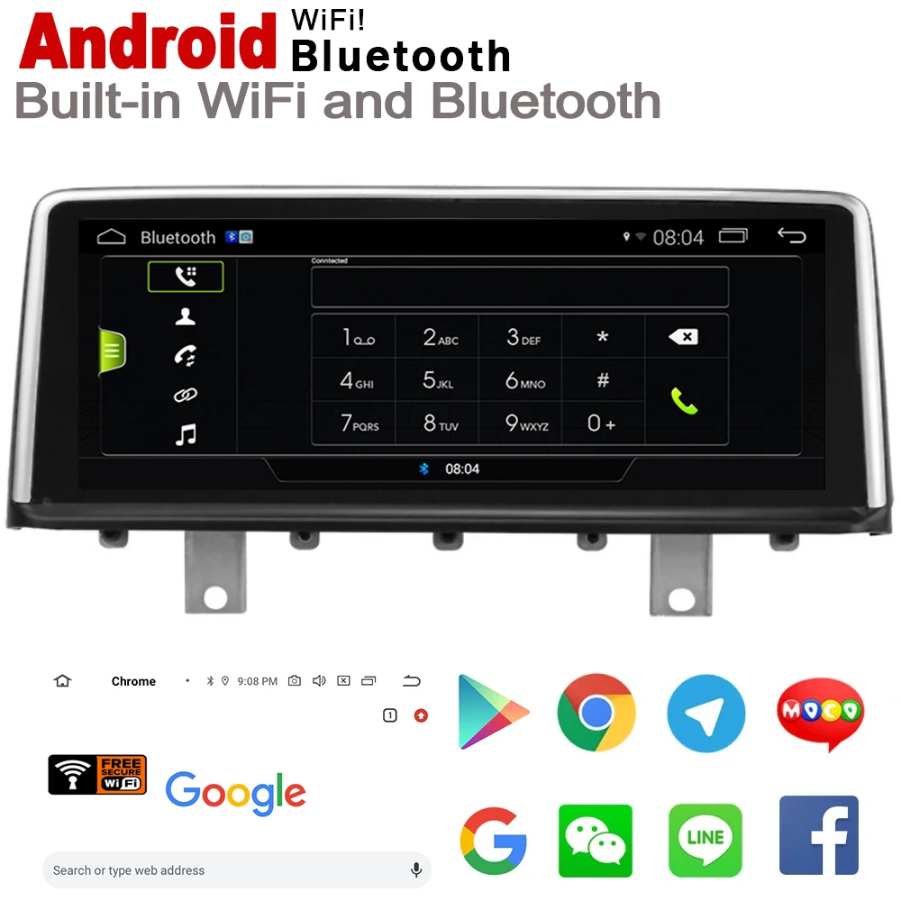 Discount 10.25" HD Screen Stereo Android 7.0 up Car GPS Navi Map For BMW M4 F82 F83 2013~2017 NBT Original Style Multimedia Player Auto 3