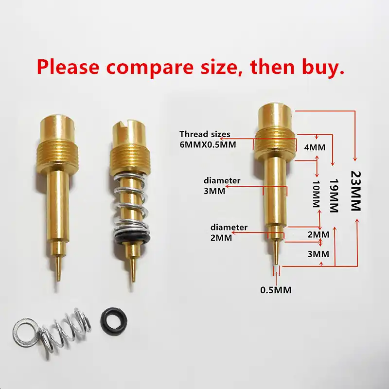 (2pcs / pack)carburetor fuel ratio adjusting screw Keihin the carb air