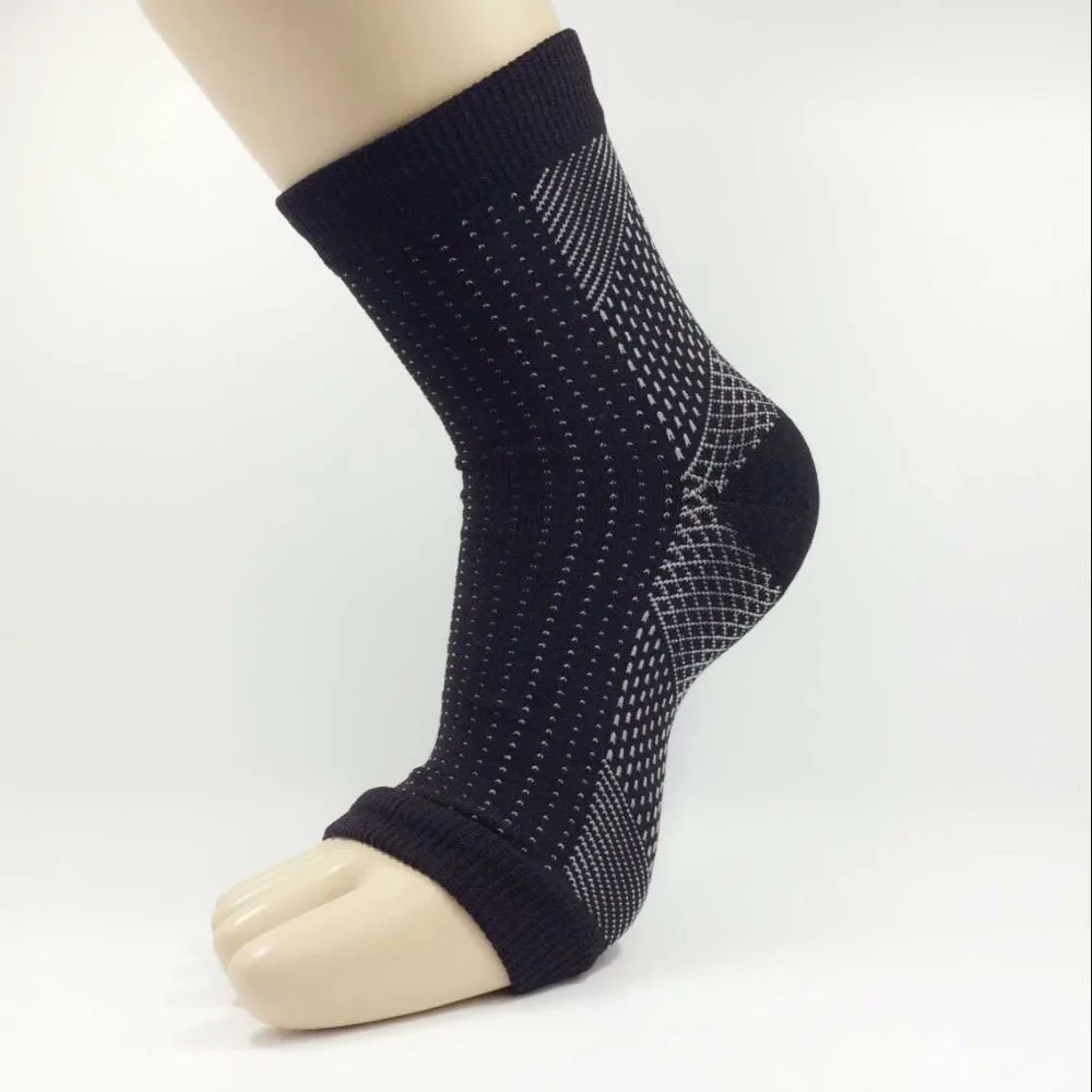 

2018 Brand New Foot Toed Socks Compression Socks Sleeve Anti Fatigue Angel Circulation Ankle Swelling Relief Socks
