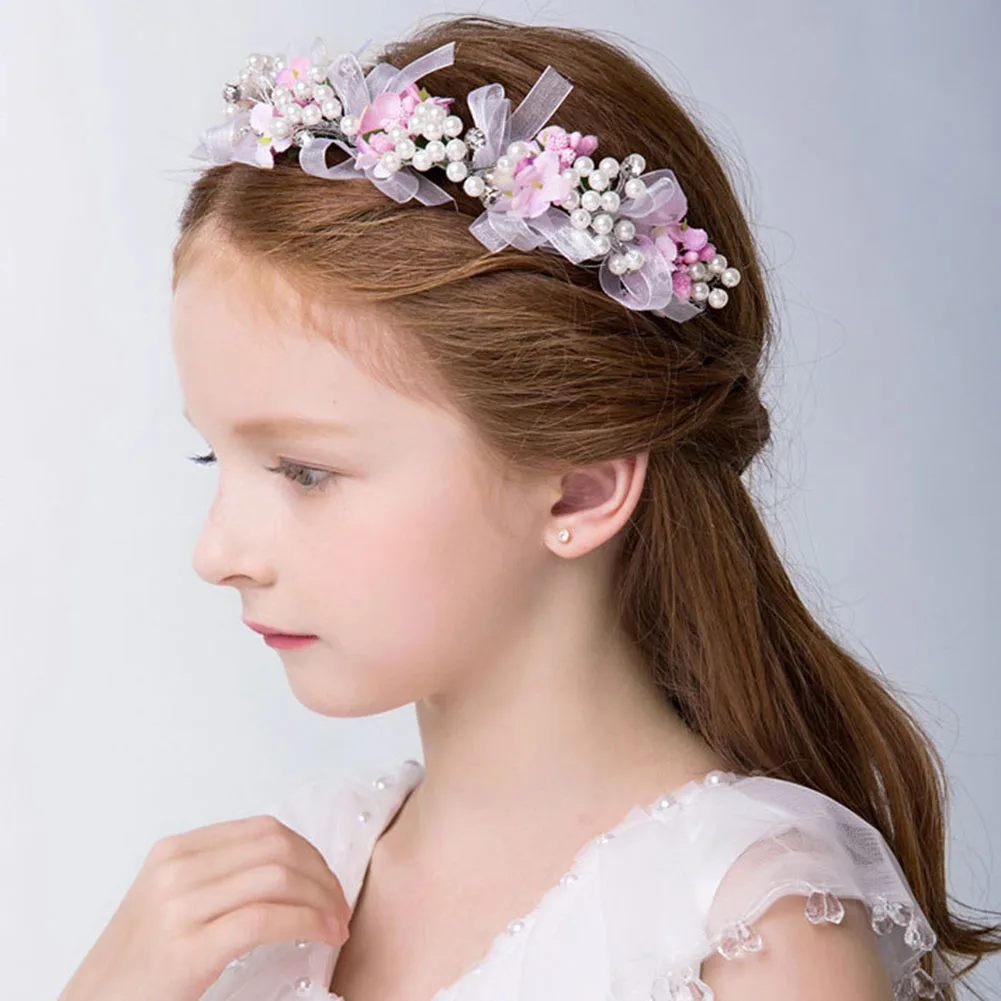 

Girl And Lady Universal Fashion Cute Flower Headdress Hair Accessories Headdress Hairpin Flower Princess Wedding Headpiece