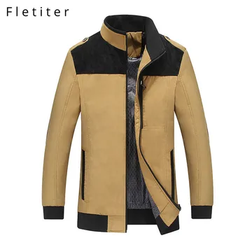 

Fletiter Spring Autumn Men's Jackets Baseball Uniform Slim Casual Coat Mens Jacket Brand Clothing Fashion Coats Male Outerwear