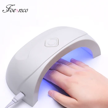 

SUN6X 18W UV Lamp LED Lamps Nail dryer Double Power Nail Lamps for Nail UV Gels Polish USB Charge Nail Art Tools For Manicure