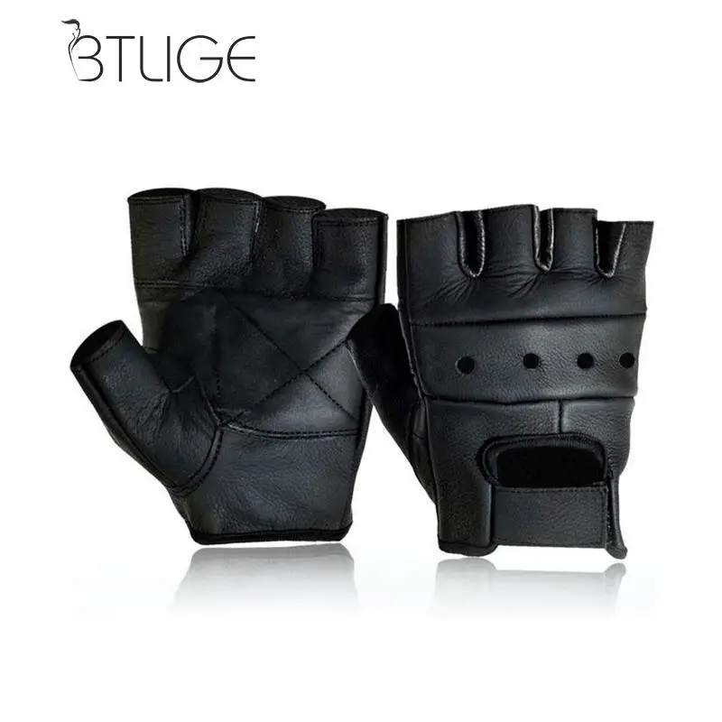 

BTLIGE Mens Leather Fingerless Driving Motorcycle Biker Warm Gloves Clothing Accessories Dropship
