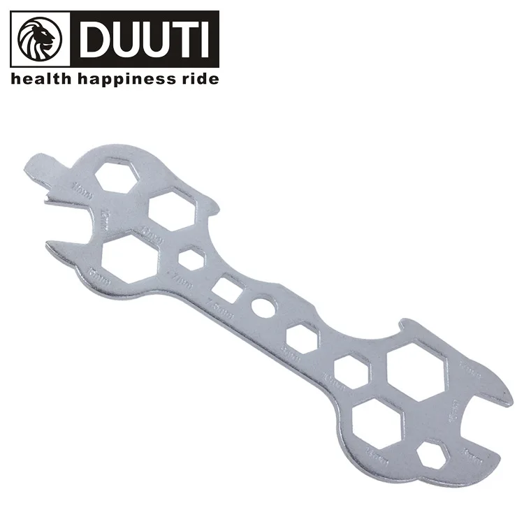 DUUTI Bicycle Fix Wrenches Porous Flat Wrench Bike Spindle Compact