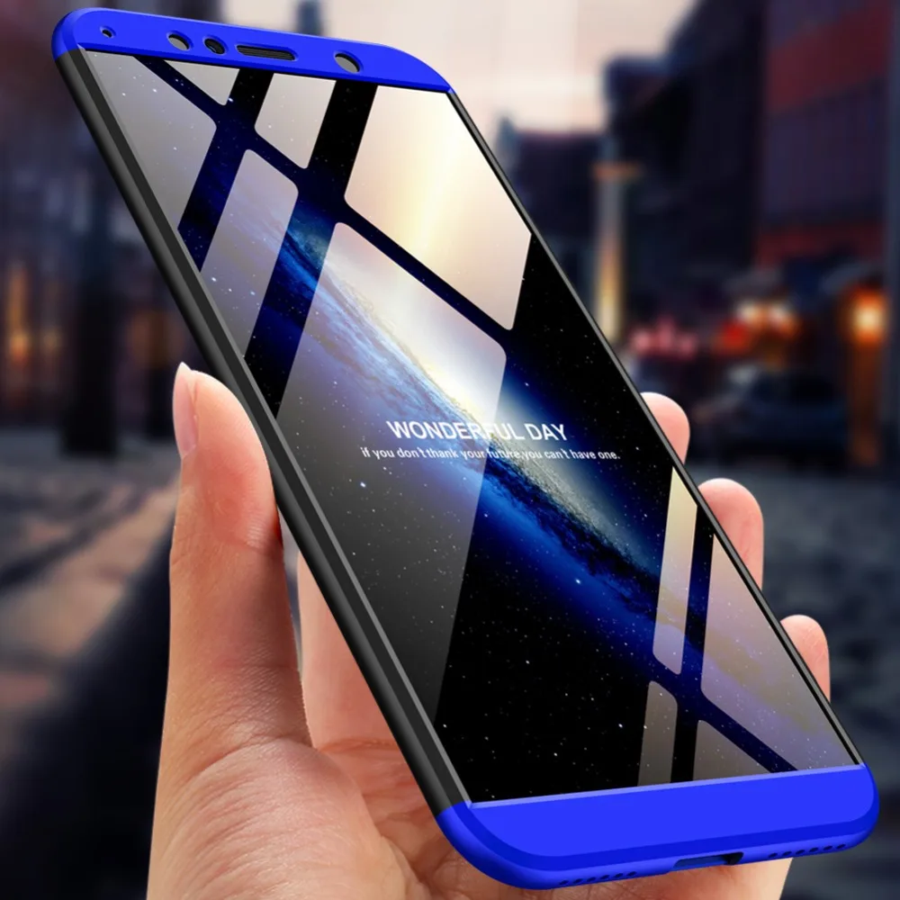 

Y6 2018 Case For Y6 Prime 2018 360 Degree Full Protection Hard PC Shockproof Matte Case For Huawei Y6 Prime 2018 ATU-LX1/ATU-L21