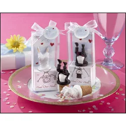 

wedding favor gift and giveaways for groomsman guest--Head Over Heels Bottle Stopper or Groom Bottle Stoppers 20pcs=10pairs/lot