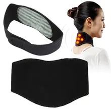 Шейный ремень облегчение боли Фитнес Эластичный массажер Турмалин Вибрация Здоровье Уход Прочный поддержка согревающий пояс