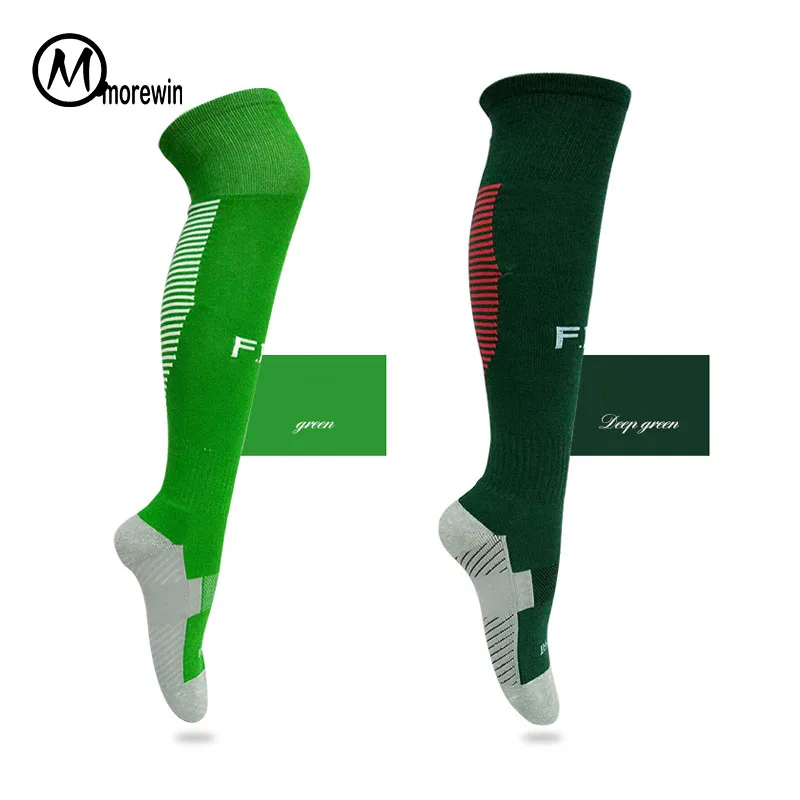 

Professional Football Stockings Cycling Long Soccer Socks Winter Leg Warmers Thickened Cotton Sports Socks for Men