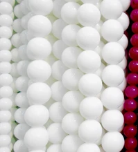Free Shipping Natural Stone White Coral Round Beads 15″ Strand 4 6 8 10 12MM Pick Size For Jewelry Making