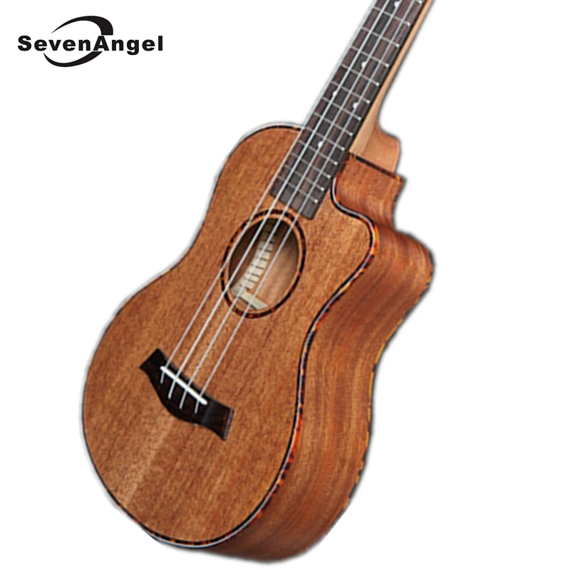 SevenAngel 23/26 inch Tenor Mahogany Ukulele Missing Angle Ukelele Mini Hawaiian Guitar Electric Ukulele with Pickup EQ SevenAngel 23/26 inch Tenor Mahogany Ukulele Missing Angle Ukelele Mini Hawaiian Guitar Electric Ukulele with Pickup EQ