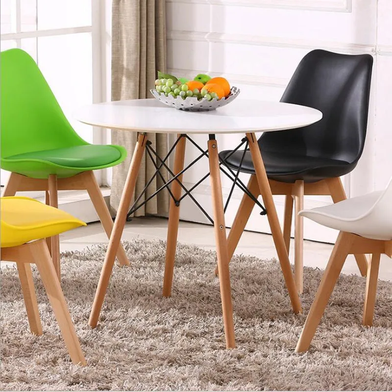 Minimalist Art Decor Coffee Table Solid Wood Side Table mesas de centro para sala Round Bedside Table Modern Living room Table Minimalist Art Decor Coffee Table Solid Wood Side Table mesas de centro para sala Round Bedside Table Modern Living room Table