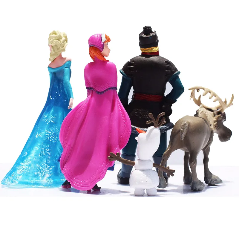 Frozen Disney Princess Elsa Anna Olaf Figures Model 5 Pcs/set Elsa Girl Doll Toy Preferred Gift Set Children Birthday Christmas Frozen Disney Princess Elsa Anna Olaf Figures Model 5 Pcs/set Elsa Girl Doll Toy Preferred Gift Set Children Birthday Christmas