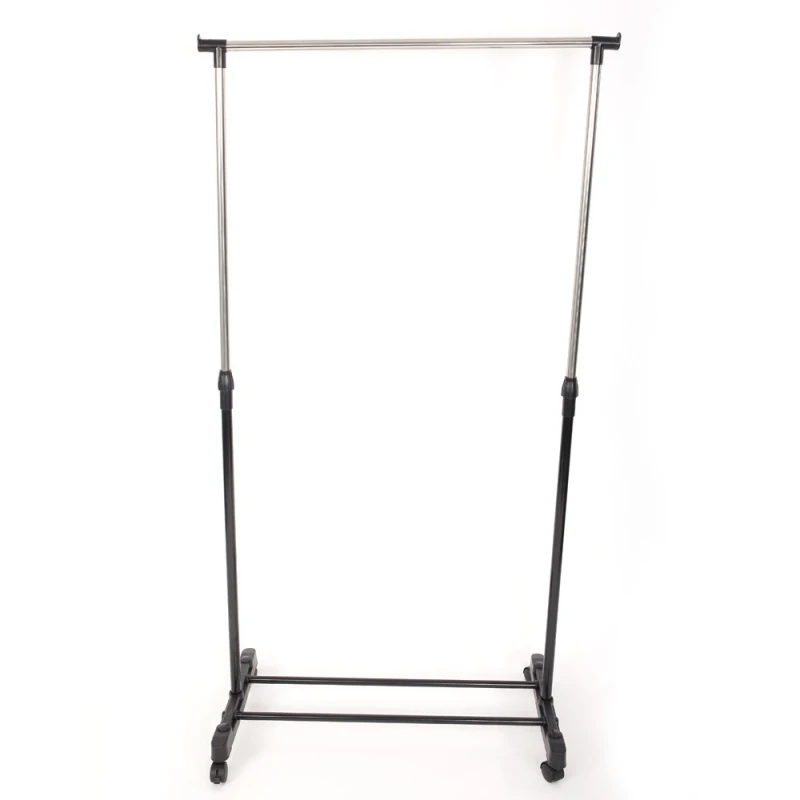 Singlebar-Vertical-Horizontal-Stretching-Stand-Clothes-Rack-with-Shoe-Shelf-YJ01-Black-Silver_4_800x800