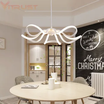 

Nordic Chandeliers Lighting LED Lampadari Hanglampen Living Dinning Room Pub Modern Hanging Lamp Ceiling Home Fixture Acrylic