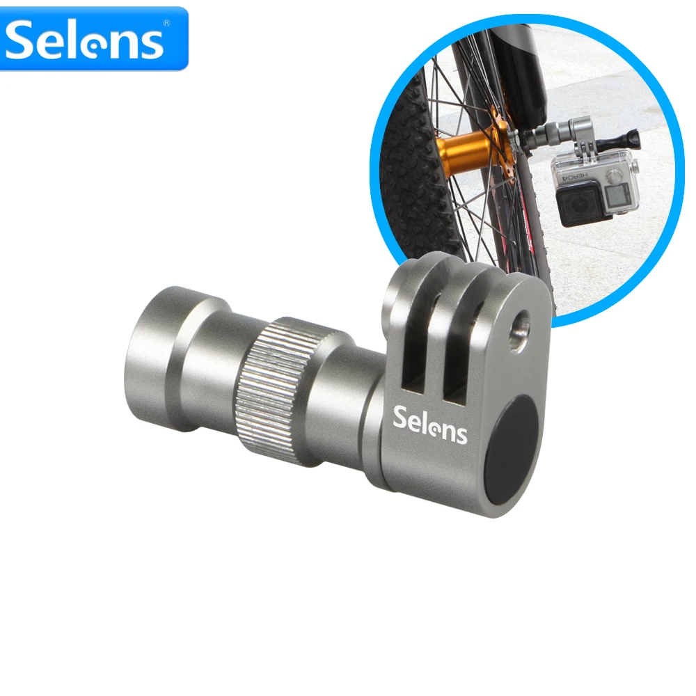 

Selens GoPro Cycling Accesories Bicycle Wheel Hub Bracket for GoPro Hero 3/4 Sjcam Sj5000 Xiaomi Yi Sport Action Camera