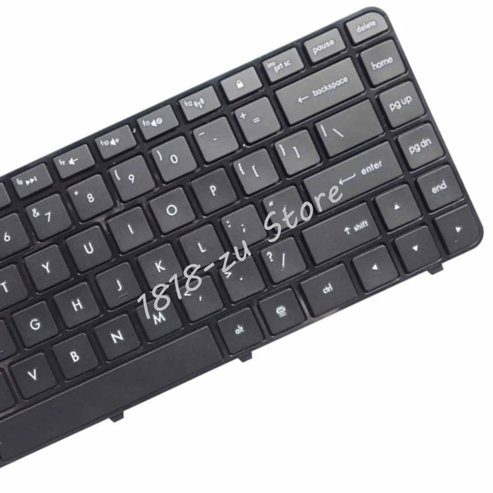 YALUZU для hp для Pavilion DV6-3000 3029TX 3028TX 3049TX 3013 DV6-3110er Lx6 английская клавиатура для ноутбука с рамкой Черный США