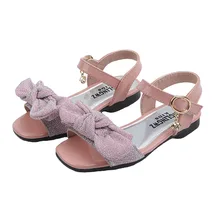 Summer New Girl Shoes Children Kids Sandals soft bottom Bowtie Rhinestone princess Shoes fille chaussure 4T 5T 6T 7T 8T 9T-14T Summer New Girl Shoes Children Kids Sandals soft bottom Bowtie Rhinestone princess Shoes fille chaussure 4T 5T 6T 7T 8T 9T-14T
