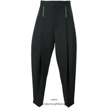 Горячий 27-44 Для мужчин одежда GD стилист моды дефиле линии мяч Повседневная штаны-шаровары Большие размеры певица костюмы