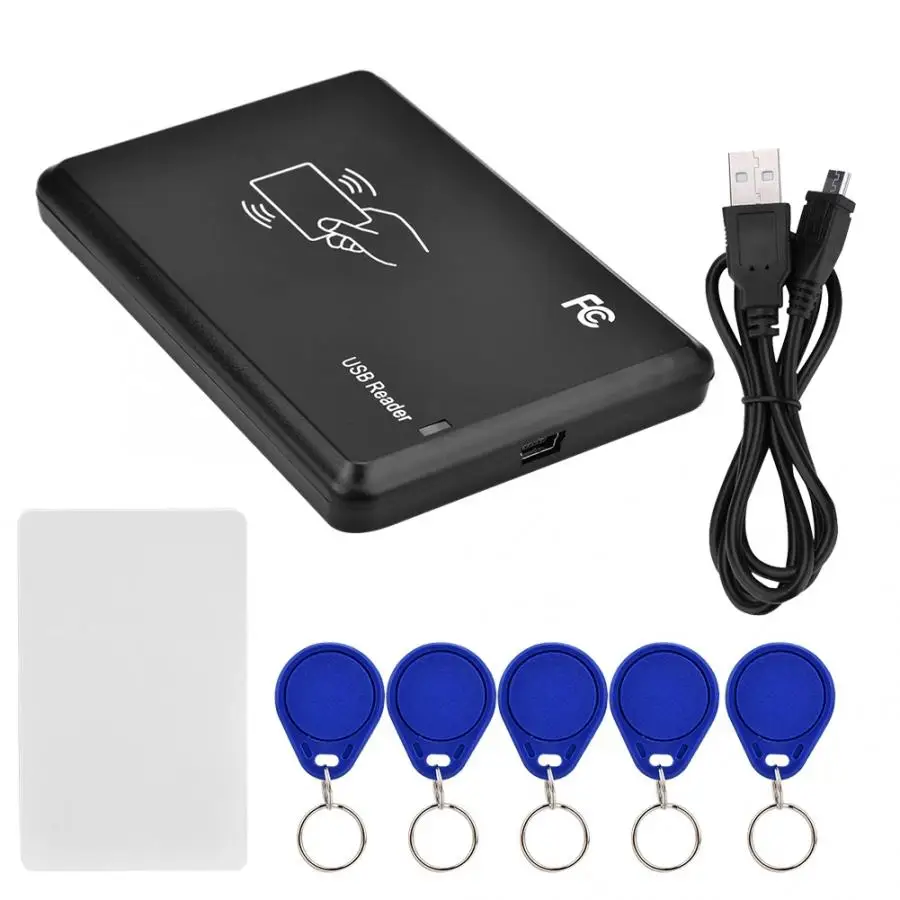 Совместим с устройством считывания смарт карт USB UHF 915 + 13 56 МГц 5 картами IC и 1