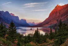 mountain scene backdrop