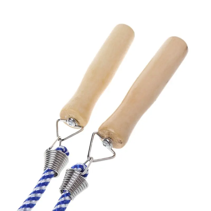 Hot Jump Rope Wooden Handle Skipping 5m 7m 10m Gym School Group Multi Person Rope Jumping Fitness Equipment