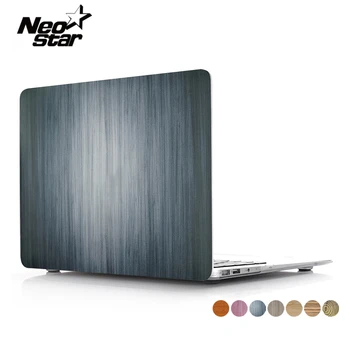 

Full Wood Grain Case For Macbook Air Pro Retina 11 12 13 15 Laptop Hard Shell Cover For Apple Mac Vintage + Anti-dust Plug Ports