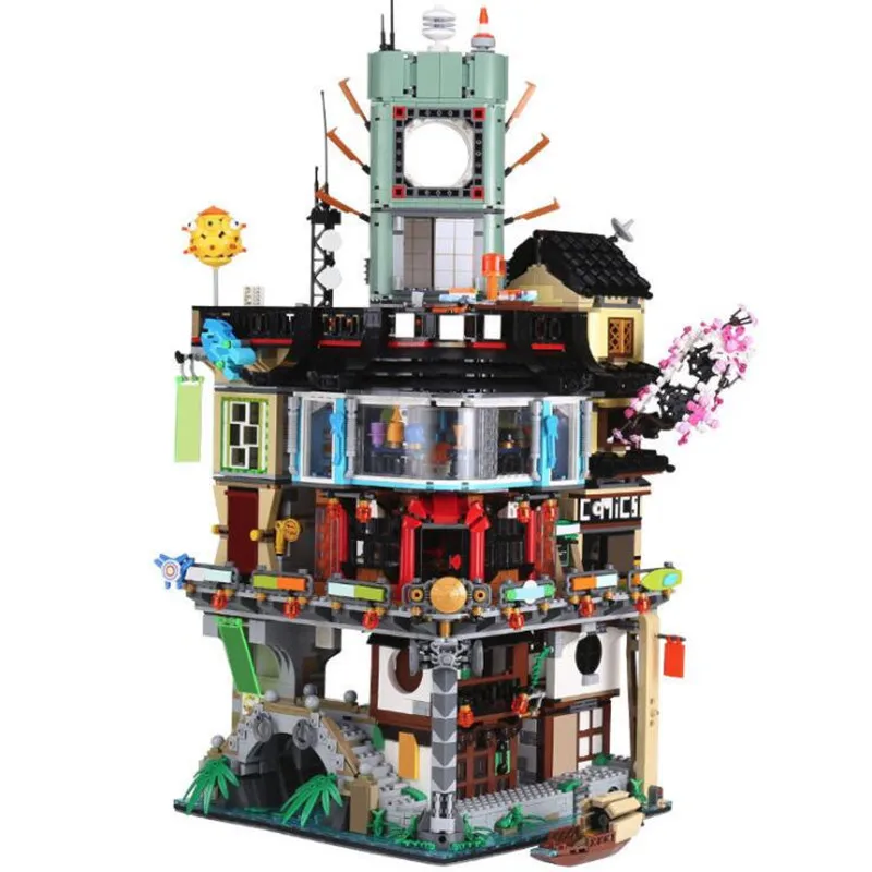 

4953pcs IN STOCK 06066 Ninjago City Masters of Building LEPIN Blocks Toys Bricks Compatible For Children Christmas Gifts