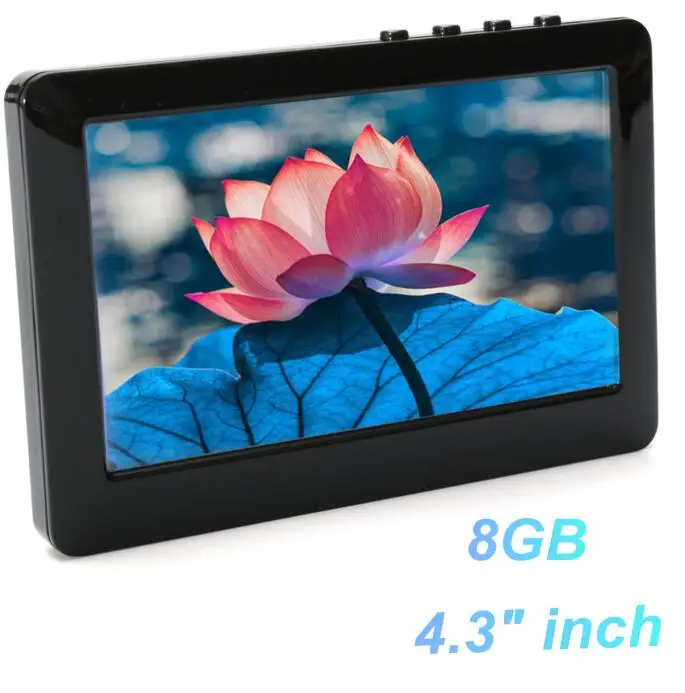 High Quality 4.3 Inch Touch Screen 8GB MP3 MP4 MP5 Player Digital Video Media TV OUT Support TF Card Music Player