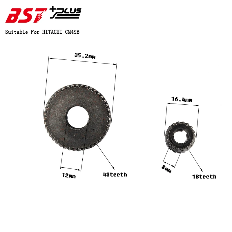 Пара передач для HITACHI CM4SB мраморный резак, запасные части для электроинструментов