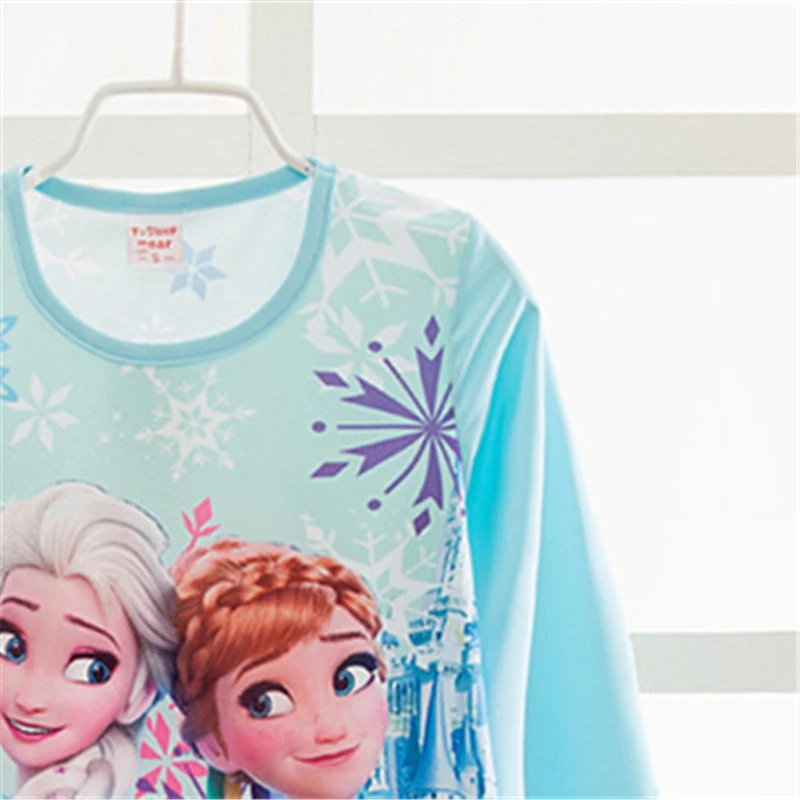 2019 New Style Anna Elsa Girls Nightgowns Children Party Dresses Sleepwear Pajamas Baby Girls Nightie Dress Pyjamas baby girl nightgowns