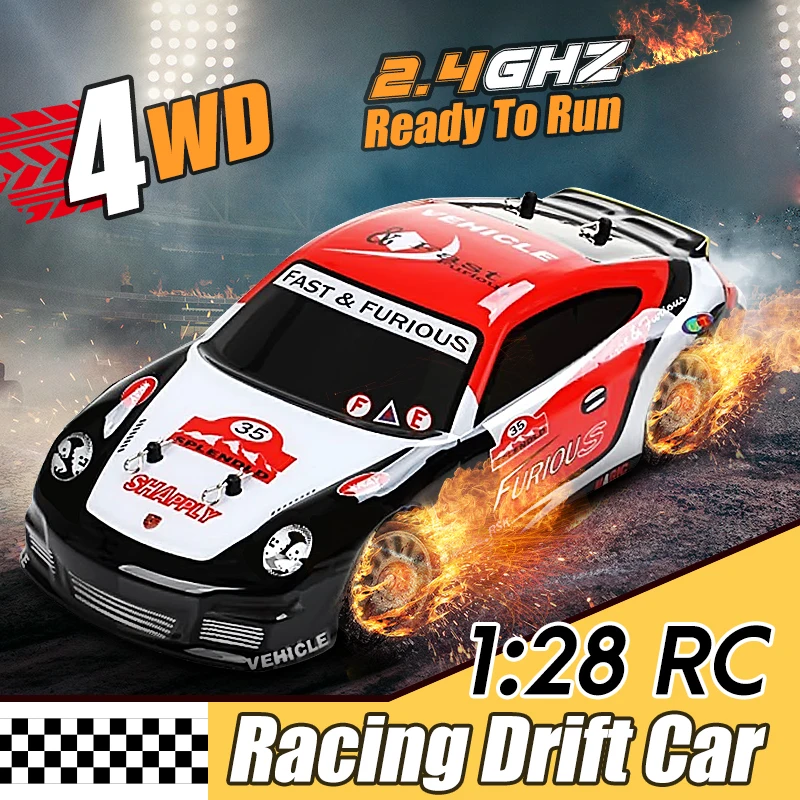 Wltoys K969 1/28 2,4G 4WD матовый RC автомобиль Дрифт автомобиль