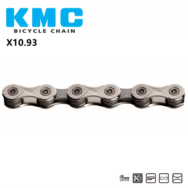 KMC X10.93 X10 Chains Cycle Derailleur Chain 10 Speed 116L Mountain MTB