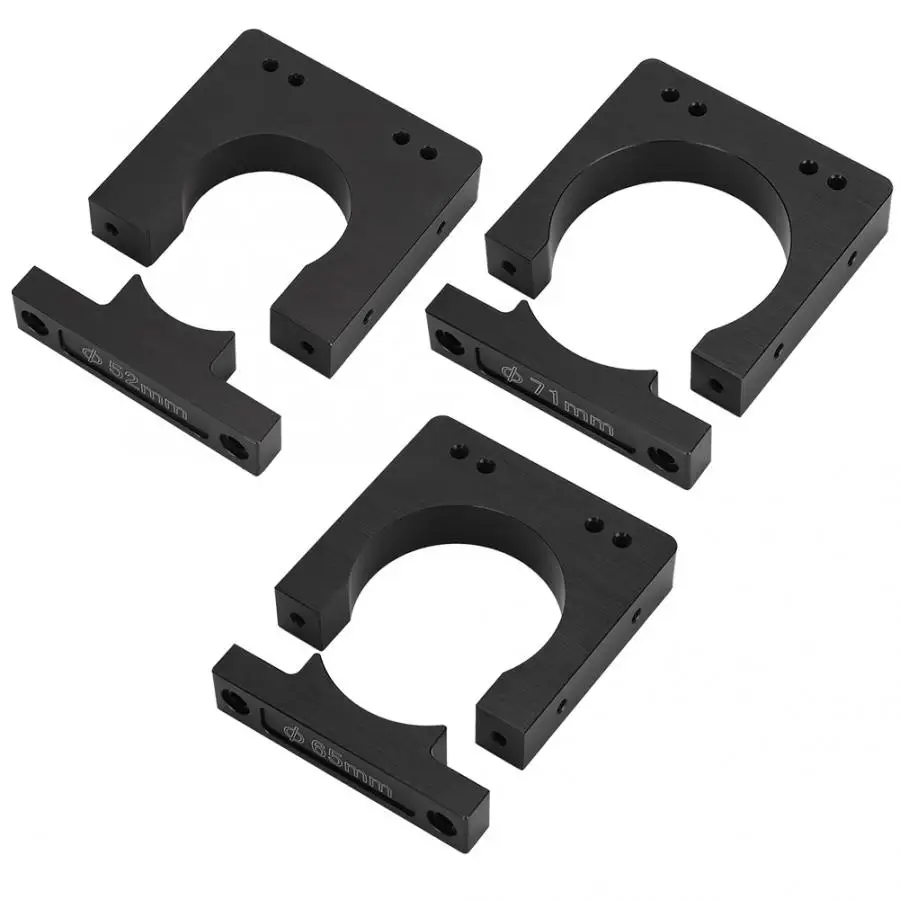 52/65/71 мм алюминиевый вал шпинделя двигатель комплект для ЧПУ фрезерный шпиндель для гравировочной машинки крепление двигателя