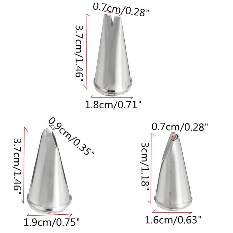 7 шт./компл. Обледенение Трубопроводы Сопла нержавеющая сталь премиум класса украшения торта инструменты для цветок торт крем формы для