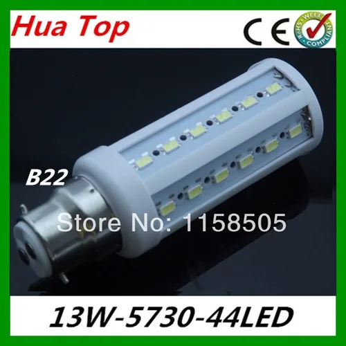 

Newest 20pcs/lot E27/E14/B22 13W 44 LED 5730 SMD epistar corn light Warm White/ Cool White led Bulb Lamps and lanterns 220V/110V