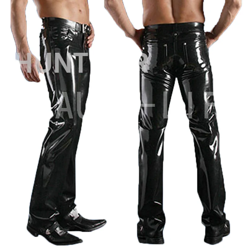 latex jeans men