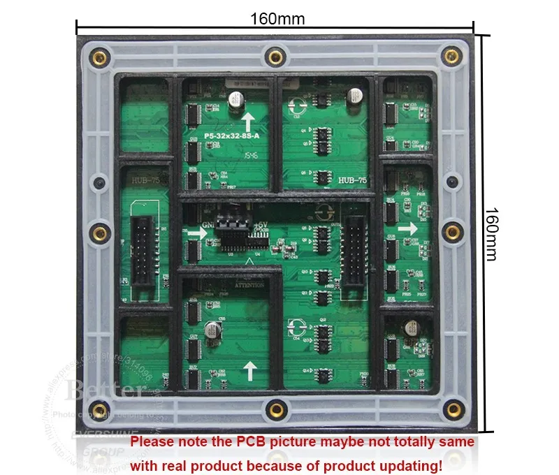 P5 SMD outdoor full color LED display module 1