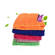 186x61 см супер-абсорбирующий Коврик для йоги спорт фитнес путешествия коврики для йоги крышка полотенце Прочный материал одеяло Нескользящие Пилатес