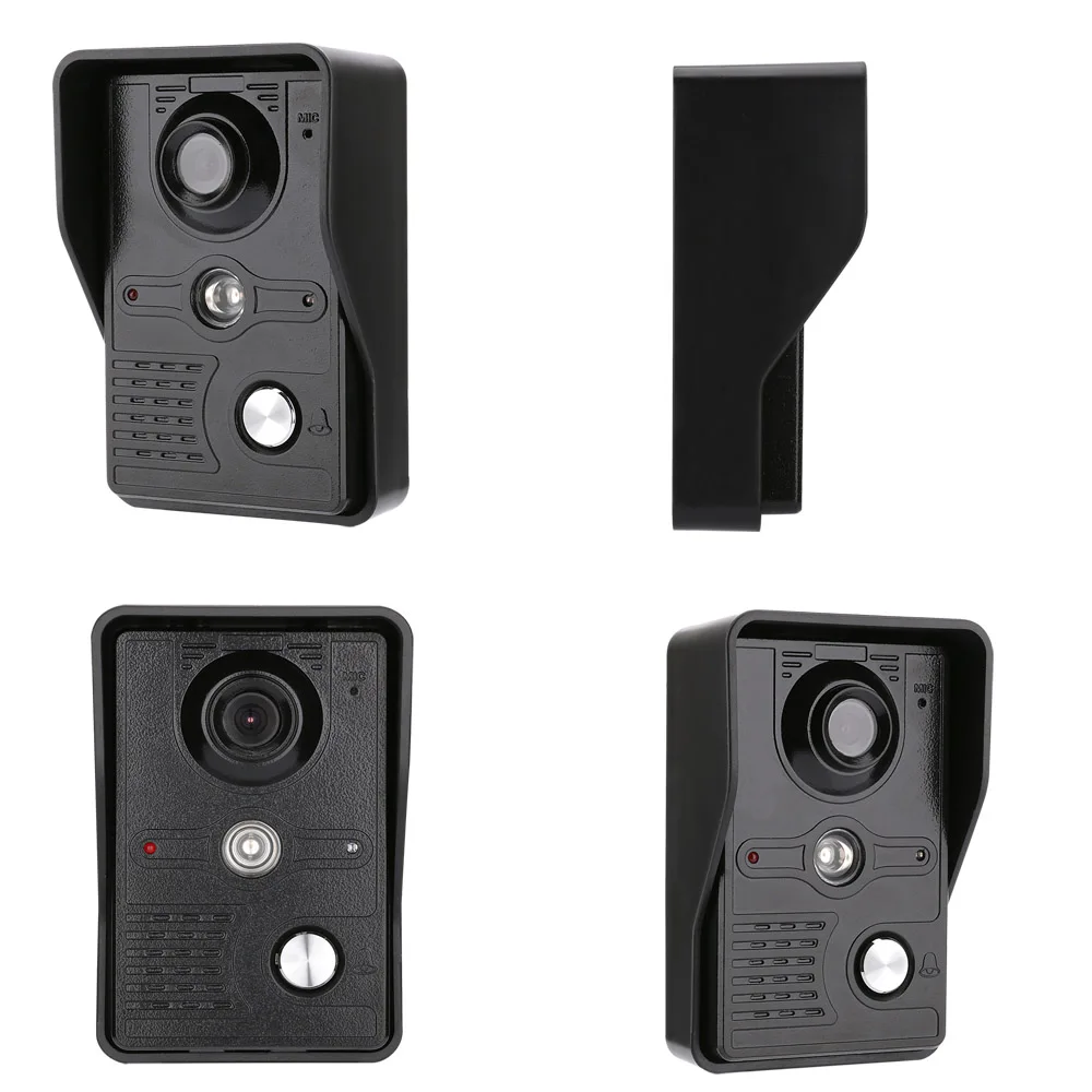 SmartYIBA 7 дюймов 3 мониторы проводной/беспроводной Wi Fi видео телефон двери дверные звонки домофон системы с проводной камера ночное видение