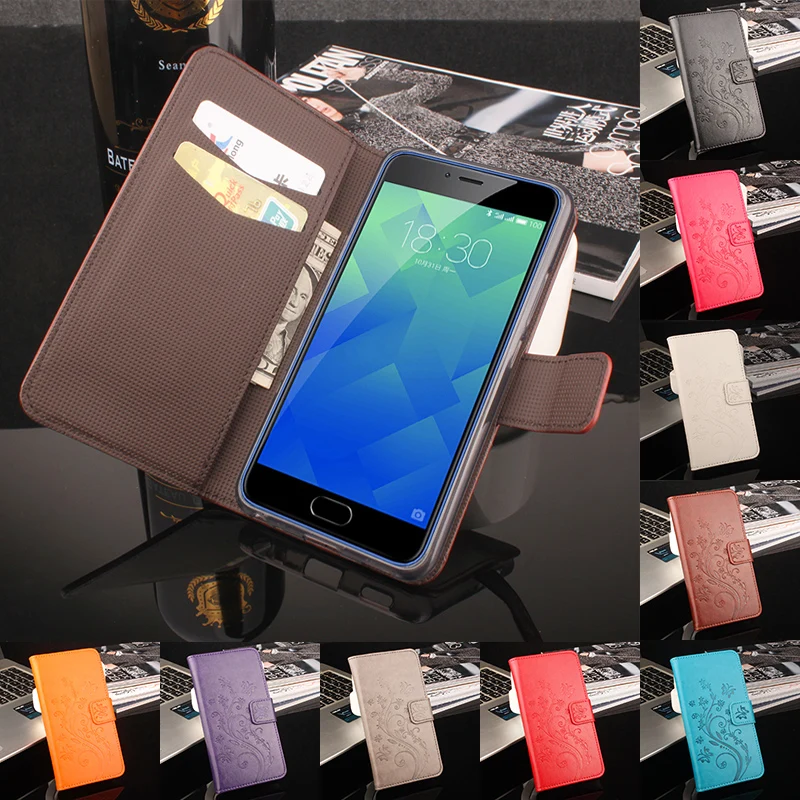 

Meizu Meilan 5 M5 Wallet Case Fashion Colorful Flip Case for Meizu M5 Meilan M5 Leather Cover With Stand Function and Card Slot