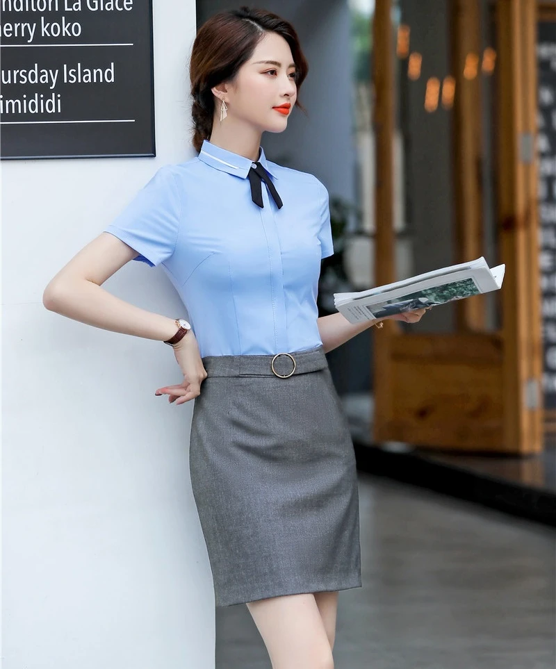 Blusas azul cielo mujer Clearance