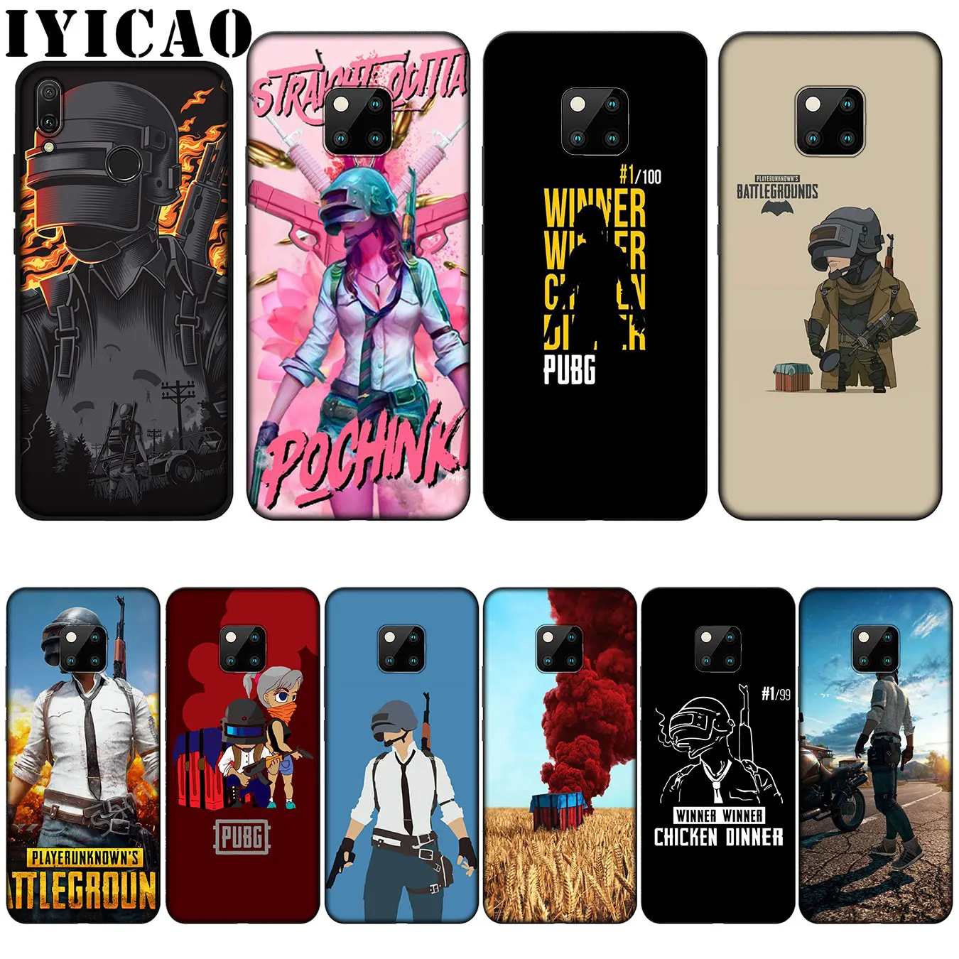IYICAO BATTLEGROUNDS Jedi survival Pubg игра Силиконовый мягкий чехол для huawei Nova 3 3i 2i mate 20 10 Pro Lite |
