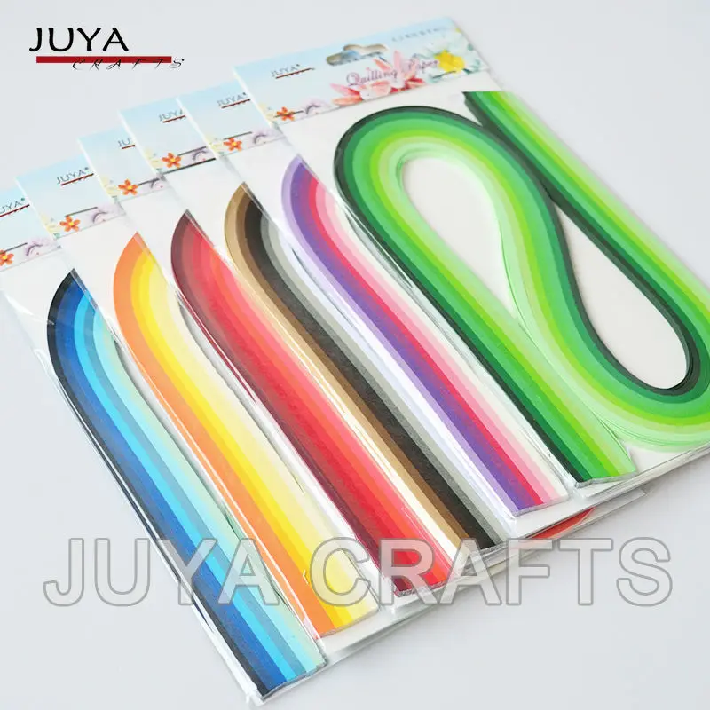 LAMXD Set di 42 strisce di carta per quilling con lunghezza 39