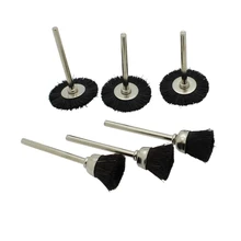 6pc Abrasive Nylon Polishing Buffing Wheels Bur Brushes For Dremel Rotary Woodworking Tools