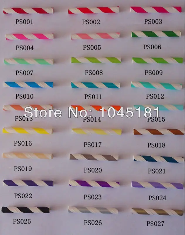 paper straw color 1