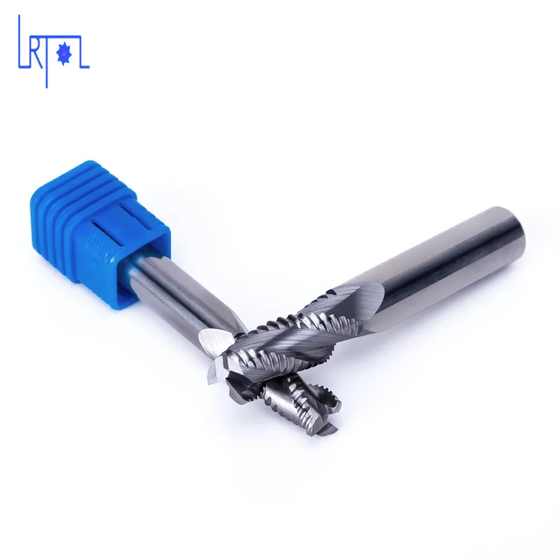 hrc50 3Flutes 4 6 8 10 12 14 16 18 20mm Roughing end mill for Aluminum